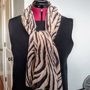 Vintage Glentex Animal Print Scarf